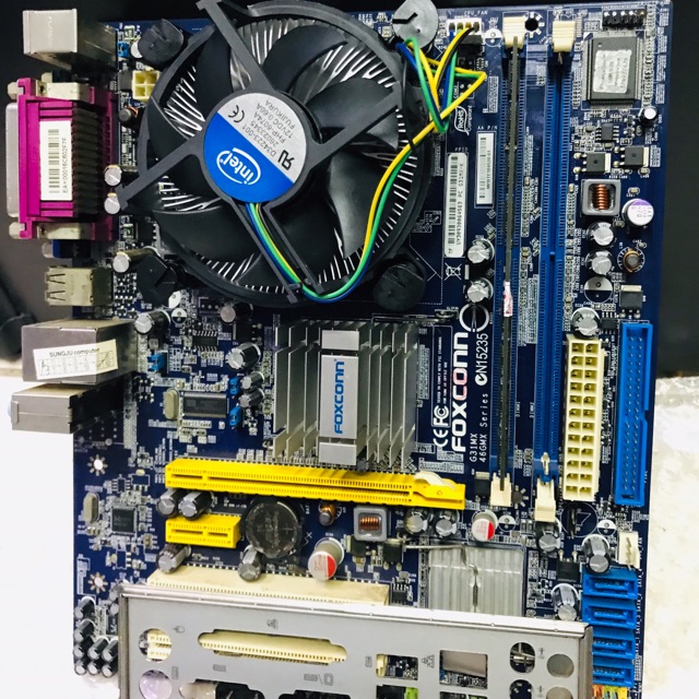 Paket Mainboard G31 plus Quadcore Q8200 Fan Ram 2Gb