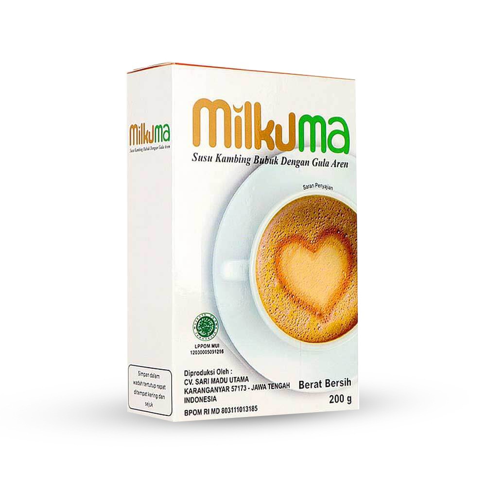 

Susu Kambing Milkuma 200 gr Bubuk Gula Aren Goat Milk Powder Original 100%