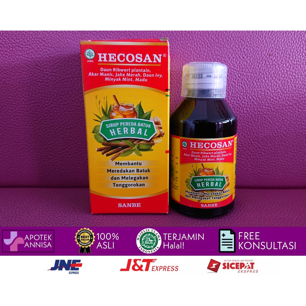 Hecosan Syrup 120 Ml - Syrup Obat Batuk Herbal