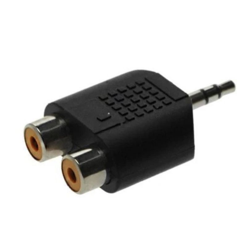 JACK CABANG T RCA MINI STEREO - T RCA MINI STEREO 3.5MMUNTUK HP , PC , TAB