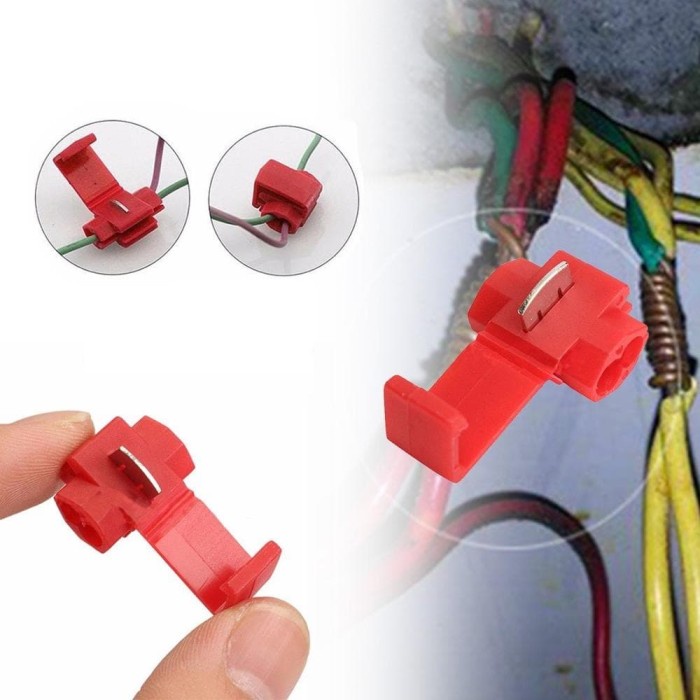 Kunci Scotch Lock Konektor Sambung kabel Listrik tanpa kupas kulit Jumper Mobil