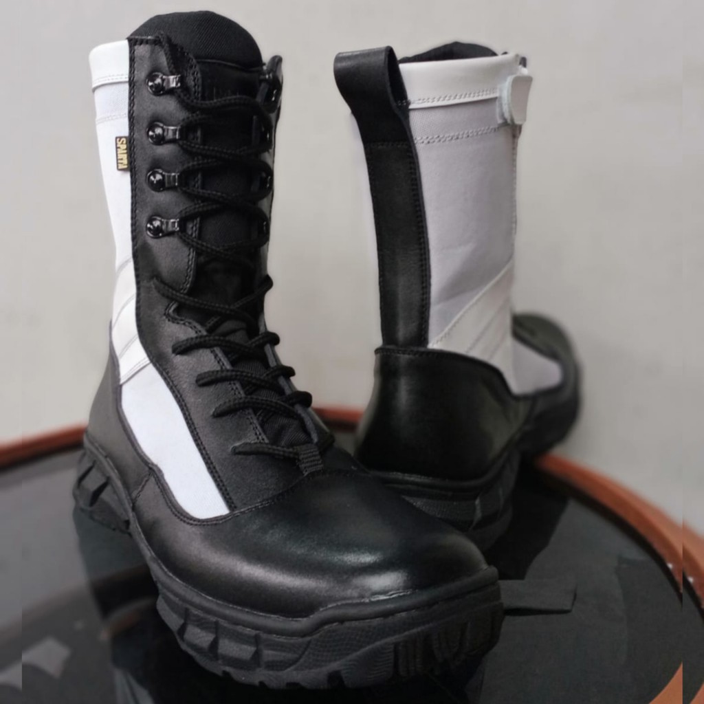 SEPATU PDL MODEL JATAH PROVOS POLRI DAN TNI MERK SPARTA BAHAN KULIT SAPI ASLI SEPATU DINAS PDL TNI POLRI SECURITY SATPAM