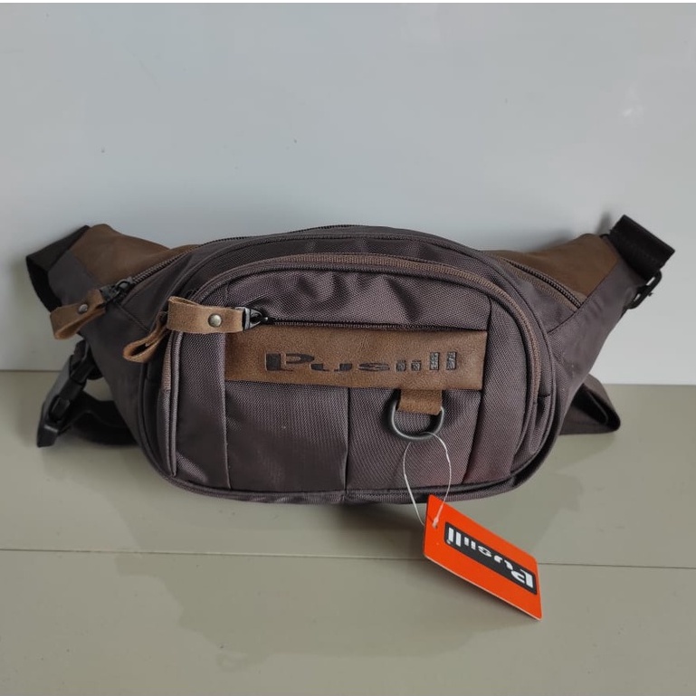Tas Pria Tas Waistbag Tas Selempang Pria Komb Kulit Original Pusiill | XM 087
