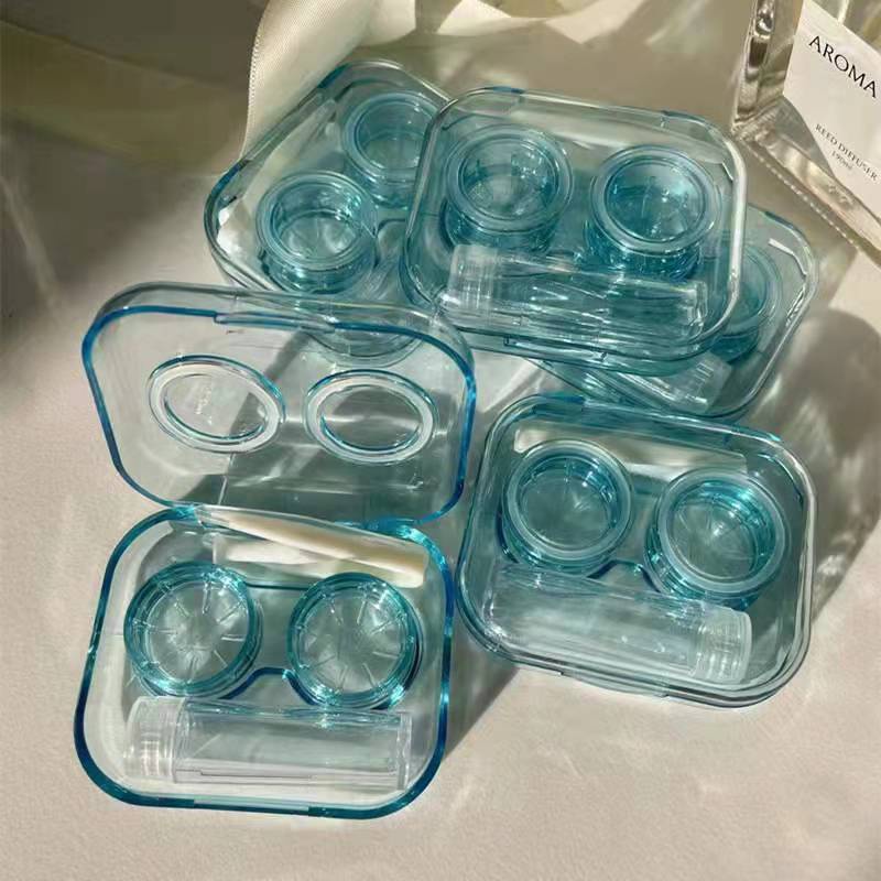 Kotak Softlens Acrylic Klip mini / Wadah softlens Travel Kit mini Tempat Softlens / BS