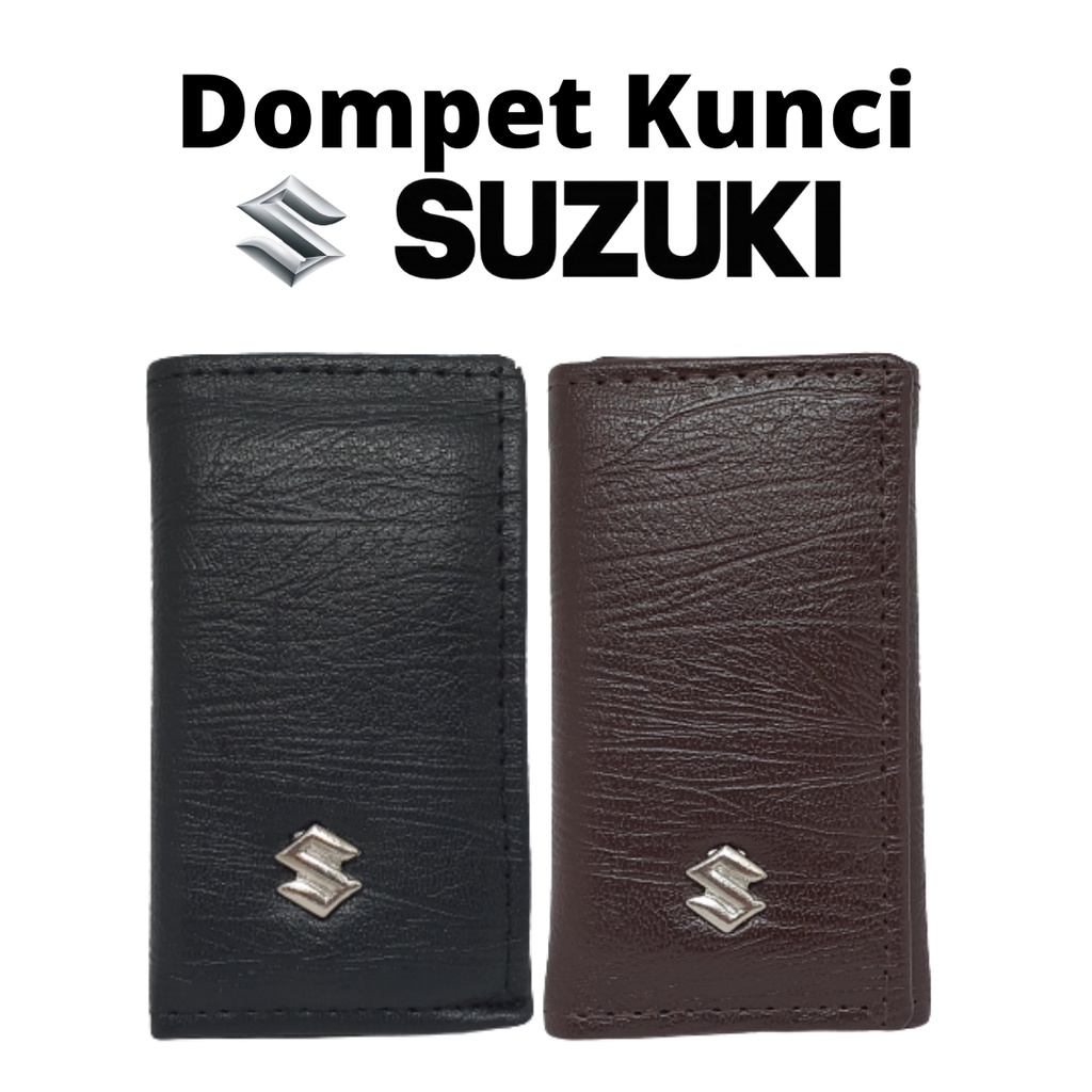 Dompet Gantungan Kunci Mobil dan Motor STNK Harga Murah Tipe Terbaru Kekinian Lucu Unik Kulit Sintetis Premium Logo Suzuki