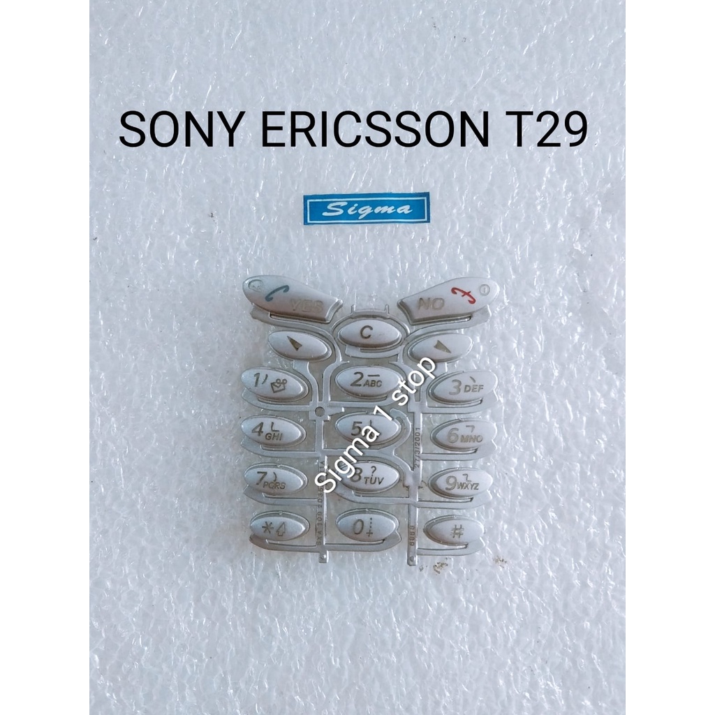 KEYPAD SONY ERICSSON T29  TOMBOL LUAR  KEYPAD SONY ERICSSON JADUL