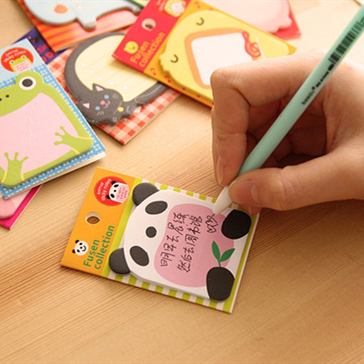 Kertas Memo Karakter Stationary / Sticky Notes Memo Animal