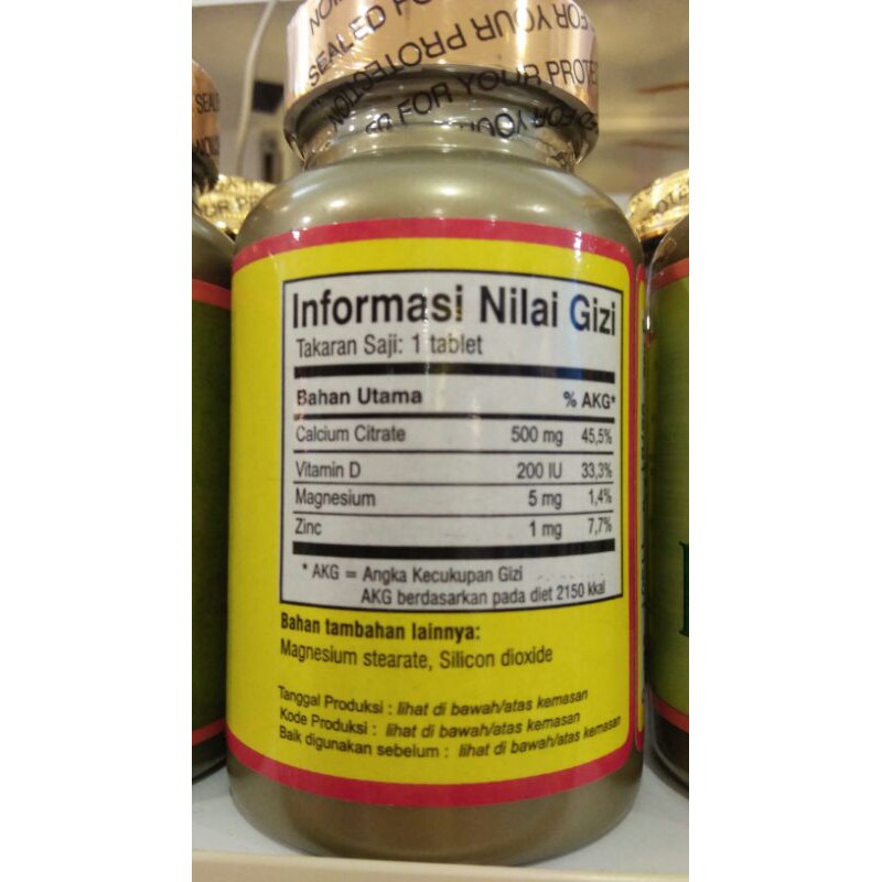 SEA_QUILL Osteo_cal 30/60 tablet