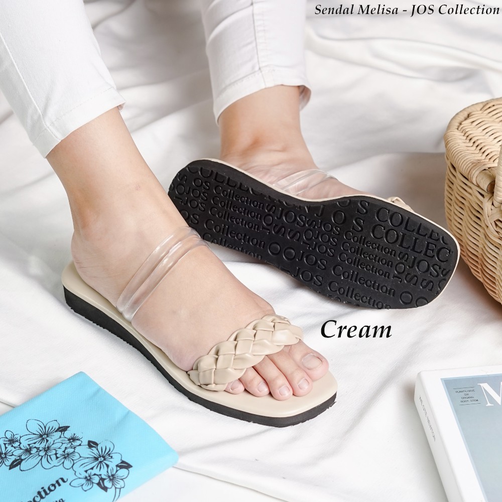 Sandal Selop Wanita Tali Mika - Melisa by JOS Collection