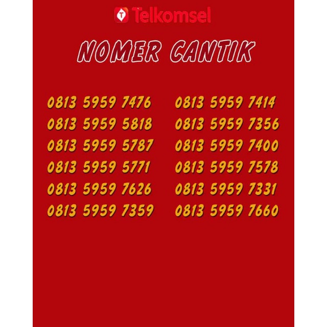 NOMOR CANTIK TELKOMSEL NOMOR HOKI