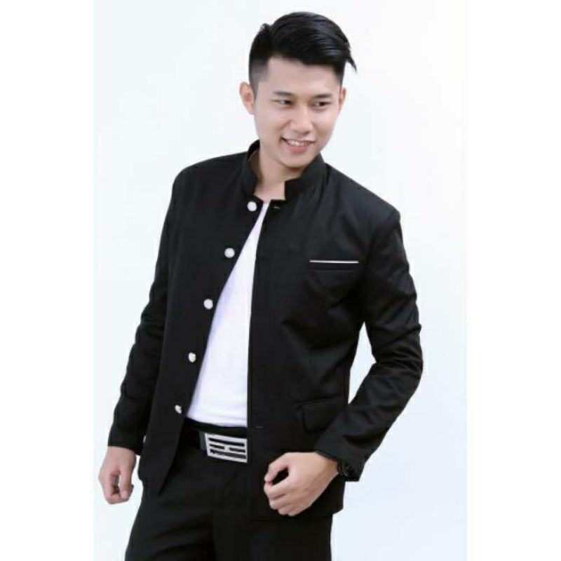 BLAZER PRIA CROWS ZERO BLACK GENJI / SUZURAN BLAZER / GAKURAN SUZURAN / JAS CROWS ZERO