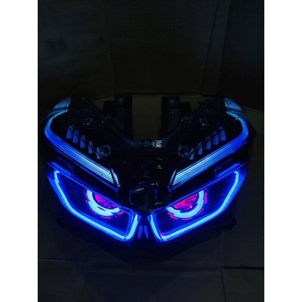 PROJIE ALIS RGB/RUNNING VARIO 150/125 NEW&amp;VARIO new SEPAKET REFLEKTOR/HEADLAMP ORIGINAL VARIO 150 NEW (BUKAN BILED)