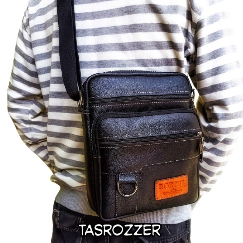 NEW | Tas ROZZER kulit asli 100% ori garut