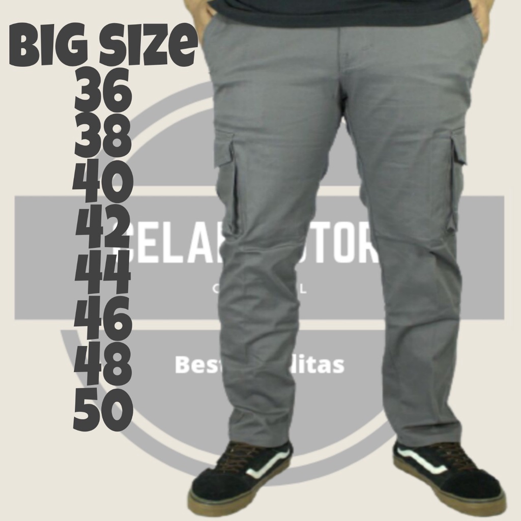 BIG SALE TERLARIS CELANA CARGO PANJANG BIG SIZE 36 38 40 44 46 48 50/CELANA CARGO JUMBO/CELANA CARGO PANJANG PRIA JUMBO/CELANA CARGO JUMBO PRIA BIG SIZE/CELANA CARGO BESAR/CELANA GUNUNG BIG SIZE/CELANA PRIA BESAR