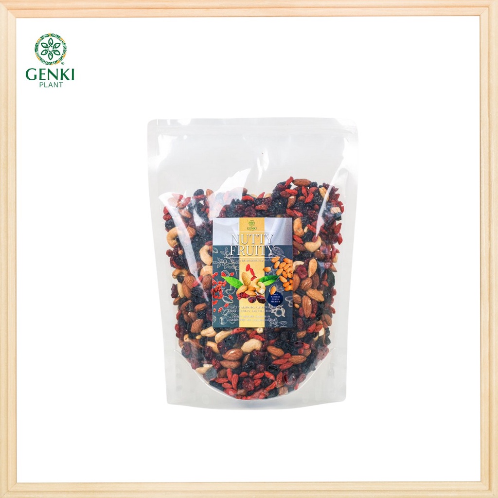 

Nutty Fruity / Mix Nut and Dried Fruit / Cemilan Kacang dan Buah - 1 kg