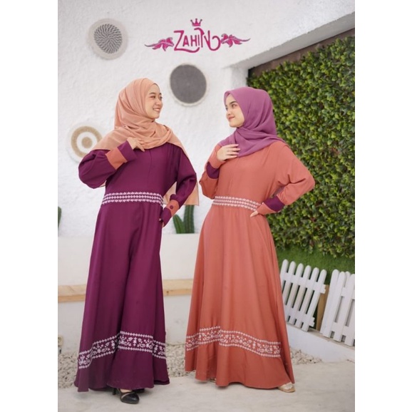 ZAHIN ORI VIONA DRESS // Gamis Itycrepe // Gamis itycrep // Gamis muslimah