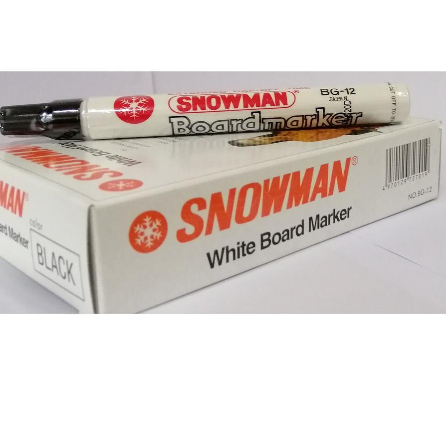 

Spidol Snowman BG-12 Whiteboard - 1 lusin ✔