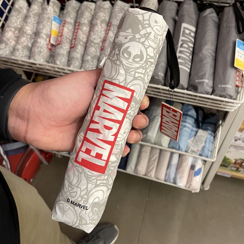 PAYUNG LIPAT SEDANG ANTI UV DESAIN MARVEL KEREN JASTIP MINISO 2021