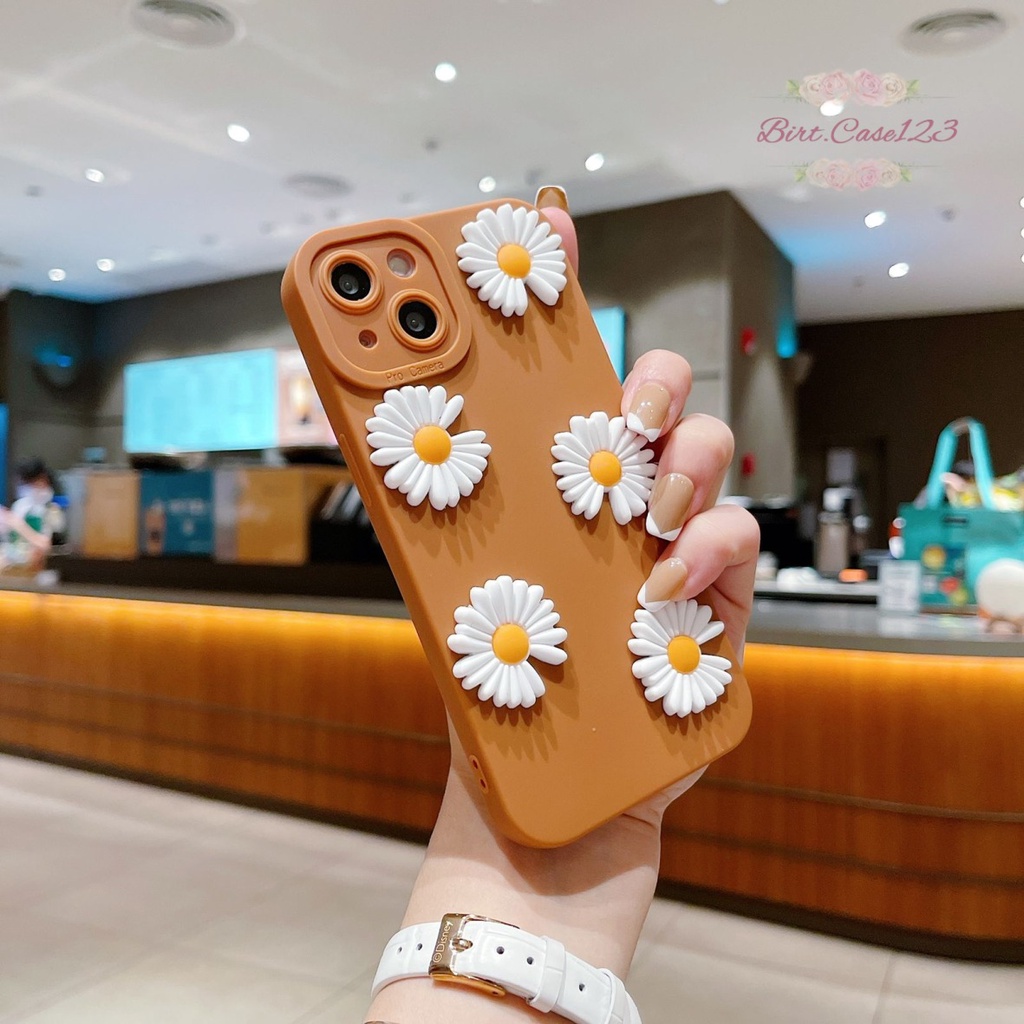 SOFTCASE PROCAMERA BUNGA DAISY 3D OPPO VIVO SAMSUNG REALME XIAOMI IPHONE INFINIX ALL TYPE BC6548