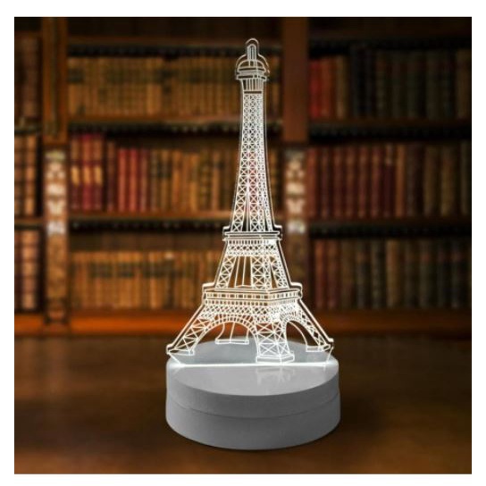 Lampu Hias Creative Light 3D Menara Eiffel