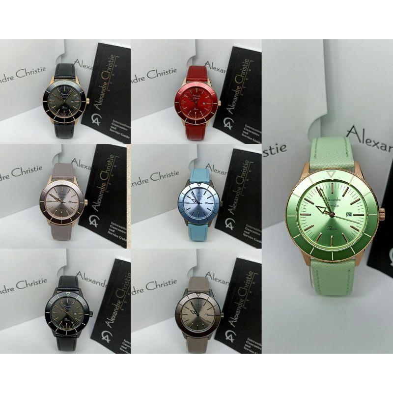 Jam Tangan Wanita Alexandre Christie 5002 AC5002 AC 5002 Tali Kulit