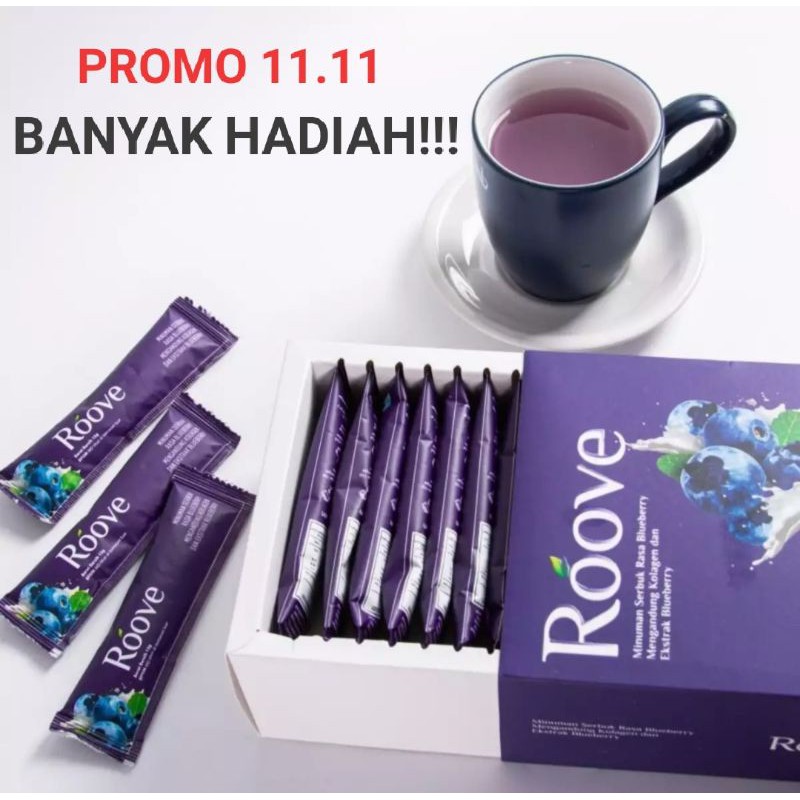 Minuman Serbuk Roove Collagen Drink Blueberi  1 Box