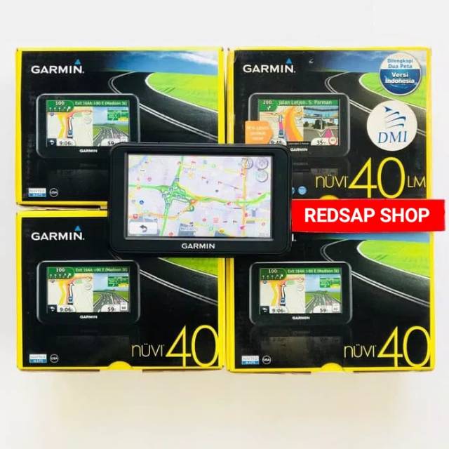 Jual GPS Garmin Nuvi 40lm / 40 lm dengan map terbaru Hitam Indonesia