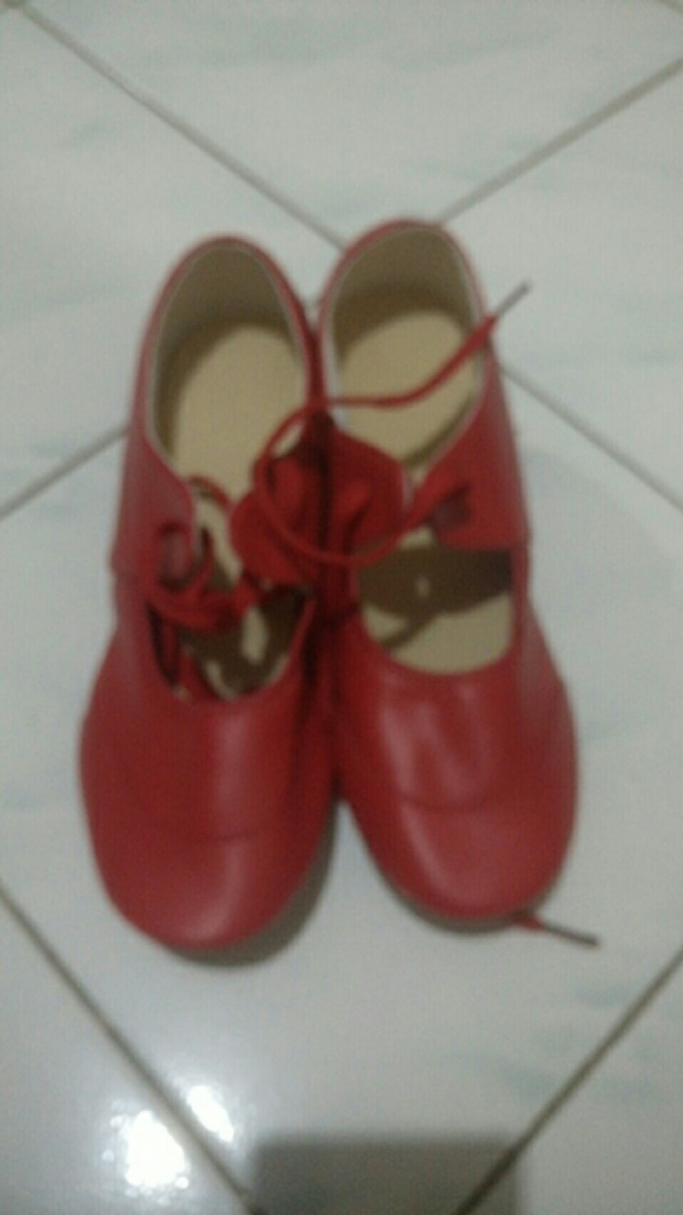 Sepatu Line Dance Wanita Oxford Tali