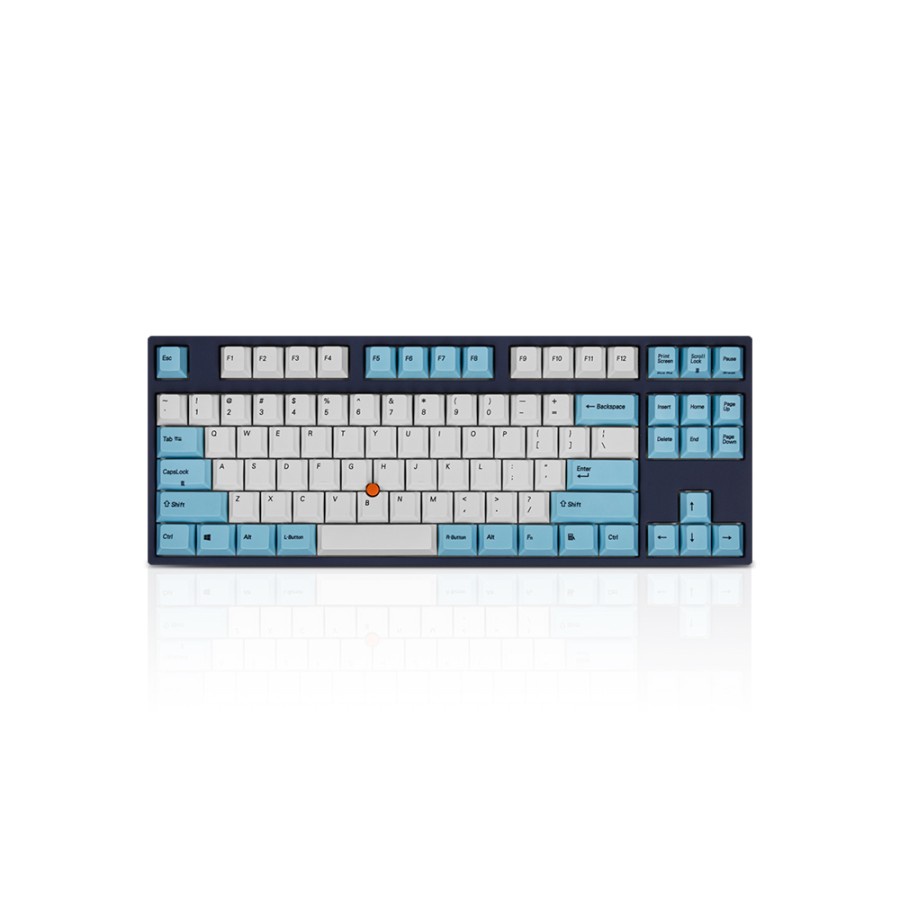 Leopold FC750RSPR/EWBPS Mechanical Keyboard 75% Cherry MX Red