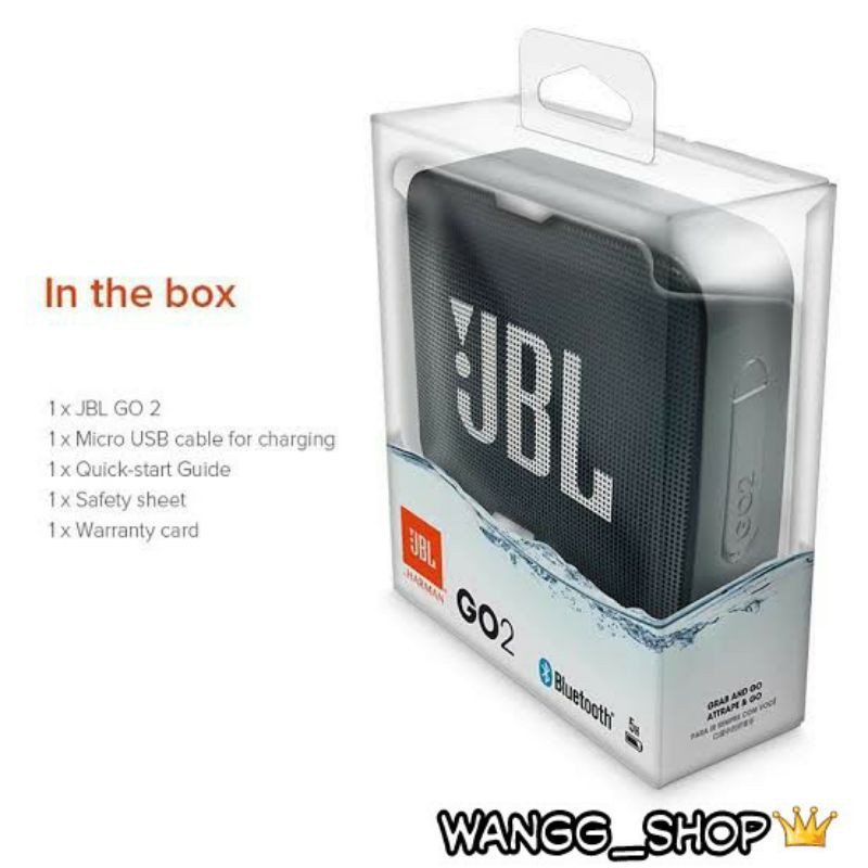 JBL GO 2 BLUETOOTH SPEAKER / WIRELESS SPEAKER JBL GO 2