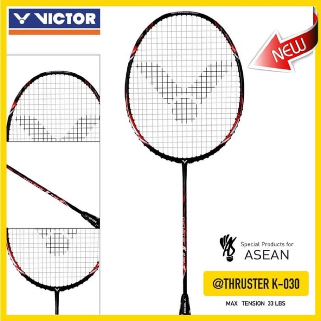 Raket Badminton Victor THRUSTER K 030 / TK 030 ORIGINAL