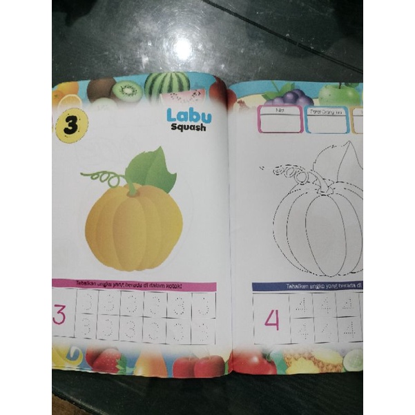 buku seri paud buah 32 halaman (19x27cm)