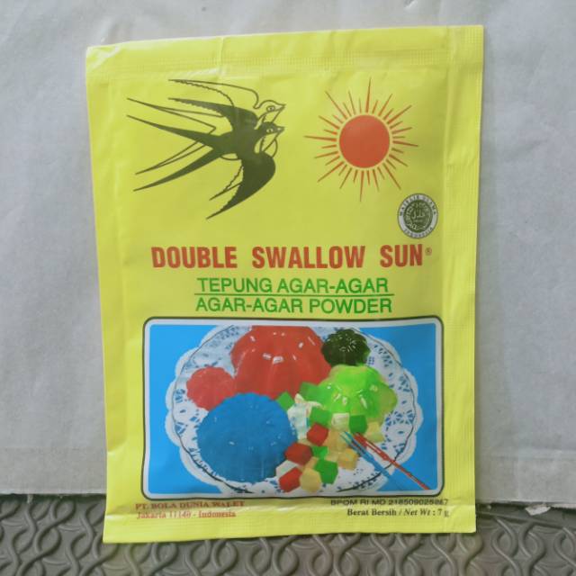 Tepung Agar Agar Double Swallow Sun