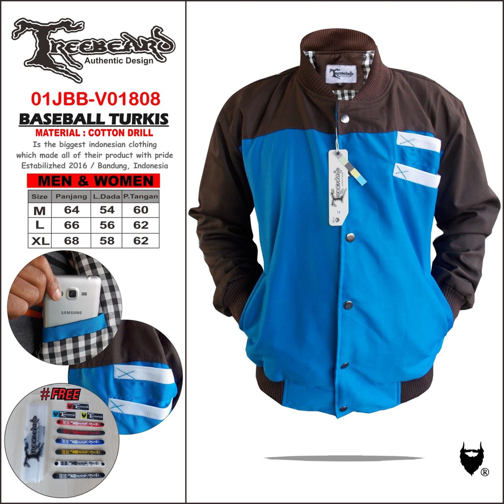 Jaket Baseball Pria - Jaket Pria Baseball - Jaket Varsity pria - jaket Baseball Cream