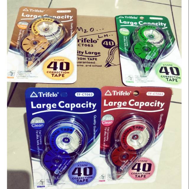 

Correction Tape /Tip ex Kertas TRIFELO CT063