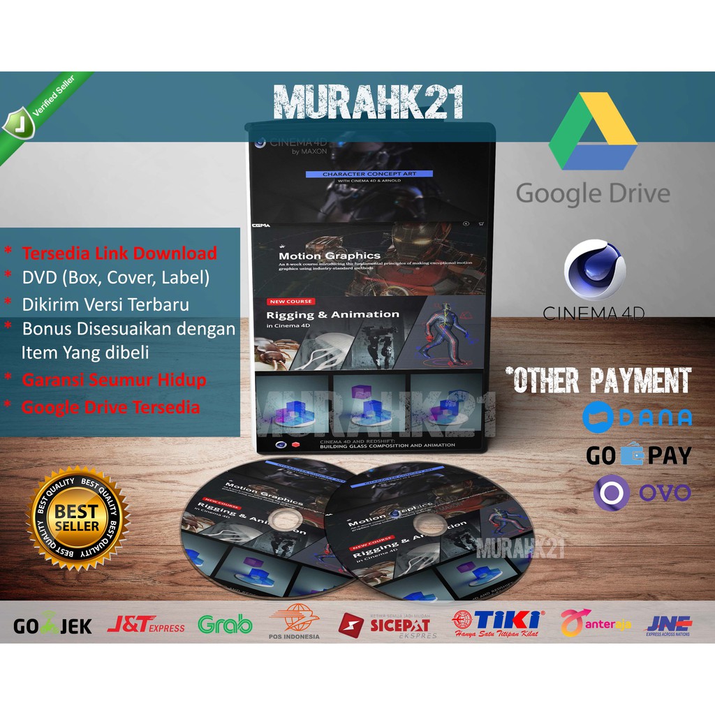 Jual Paket DVD Tutorial Mastering Cinema 4D V5 Indonesia Shopee Indonesia Jual Paket DVD Tutorial Mastering Cinema 4D V5 Indonesia Shopee Indonesia