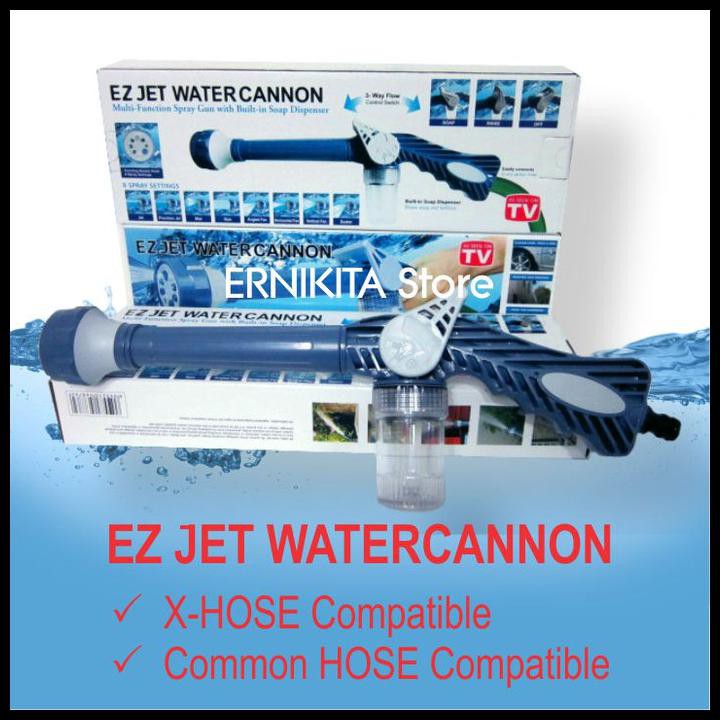 EKSKLUSIF EZ JET WATER CANON / MULTIFUNGSI SPRAY GUN DENGAN DISPENSER SABUN