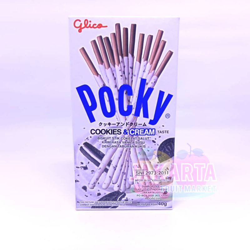 

GLICO POCKY COOKIES & CREAM 40G