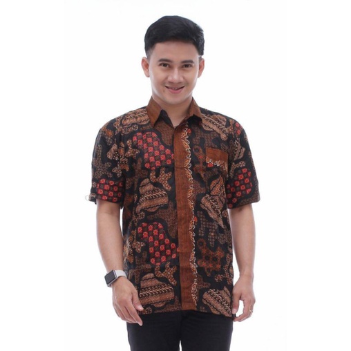 BISA COD!!! BATIK PRIA/KEMEJA BATIK/BAJUBATIK PRIA LENGAN PENDEK