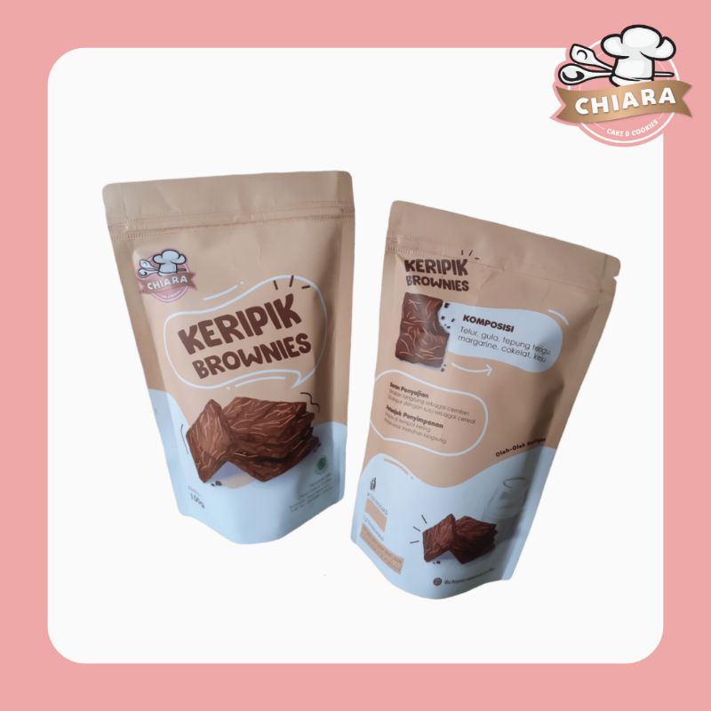 

Keripik Brownies Renyah - Cemilan Manis Gurih Kekinian - 80 gr