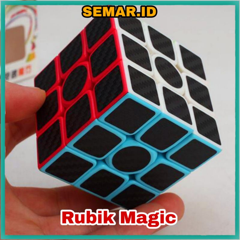 Rubik Magic Cube 3 x 3 x 3 Motif Original