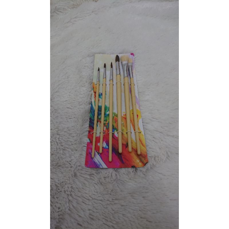

kuas cat lukis dan repaint sepatu isi 5 pcs(luas serba guna)