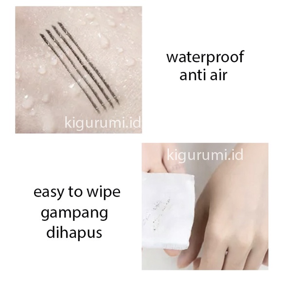 LAMEILA Eyebrow Pen Four-Claw Eye Brow Tint Fork Tip Waterproof/Tahan Lama Natural Eyebrow Pensil Alis Long Lasting LA121