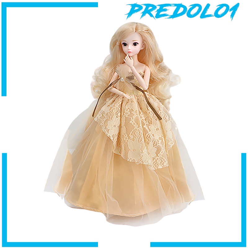 [PREDOLO1] Lovely 30cm Doll Toys Movable Joints with Full Set Clothes Girls Toys