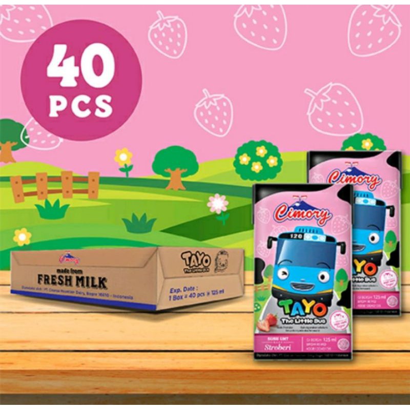 

CIMORY SUSU UHT 125ML STRAWBERRY / KARTON