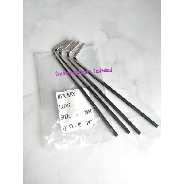 TEKIRO 5 MM Kunci L Long Panjang Hex Key 5mm