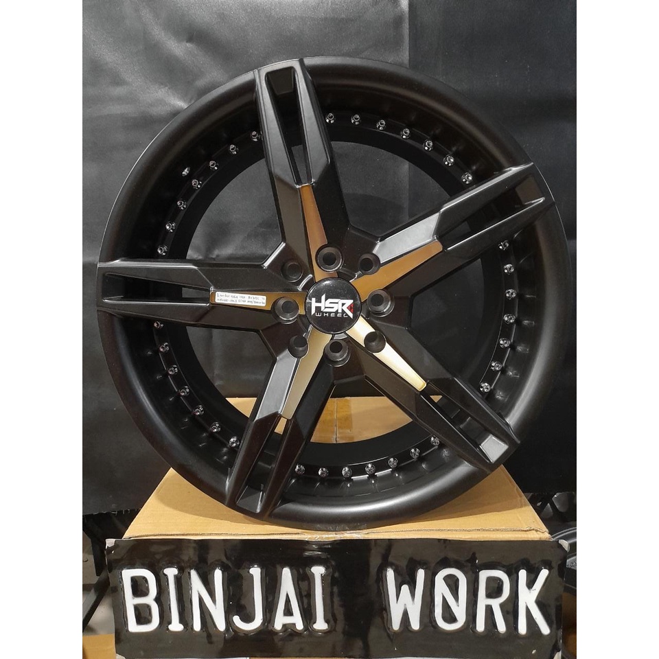 Velg Mobil Ring 17 Avanza Xenia Swift Calya Mirage Wuling Brio Jazz Mobilio KEUNIKAI HSR R17 warna B