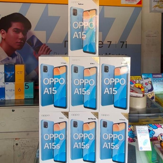 Hp Oppo A15s Ram 4/64 GB New Baru Garansi resmi oppo se-Indonesia | Komputer &amp; Internet