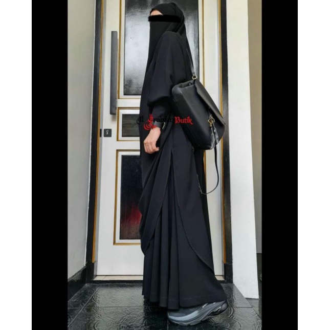 ABAYA INSIDE ALYA - FRENCH KHIMAR  AL ARABIAN