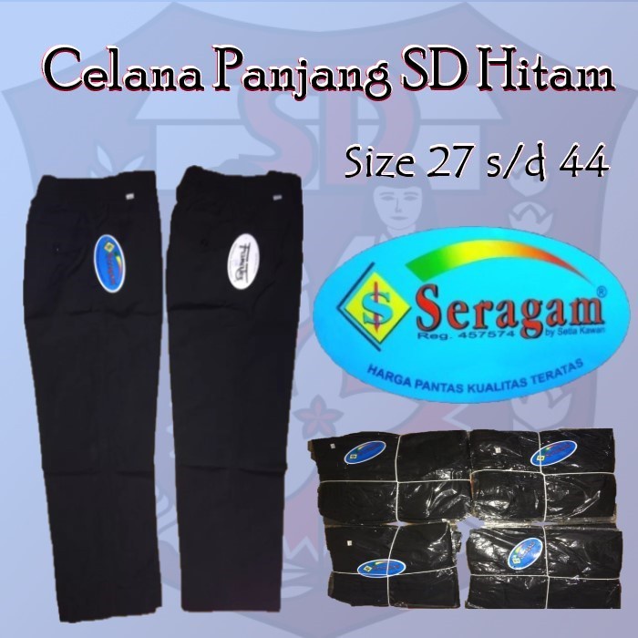Celana Seragam Sekolah Panjang Karet SD , SMP ( MERK SERAGAM DAN BULLOVA )-2